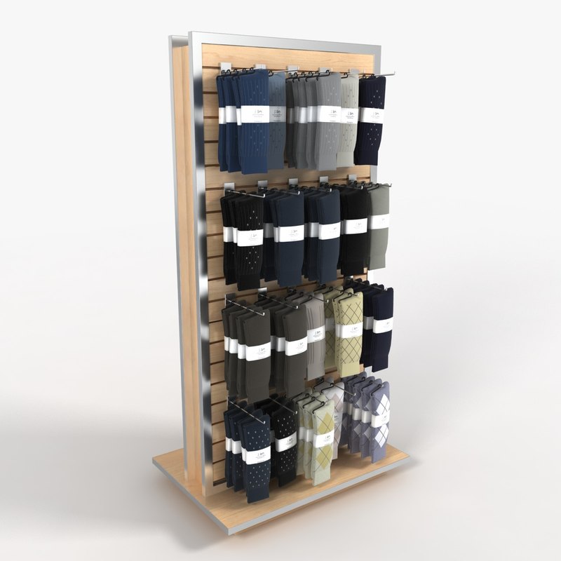 3d men s sock rack
