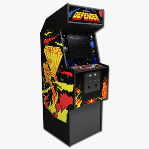 3d defender arcade model