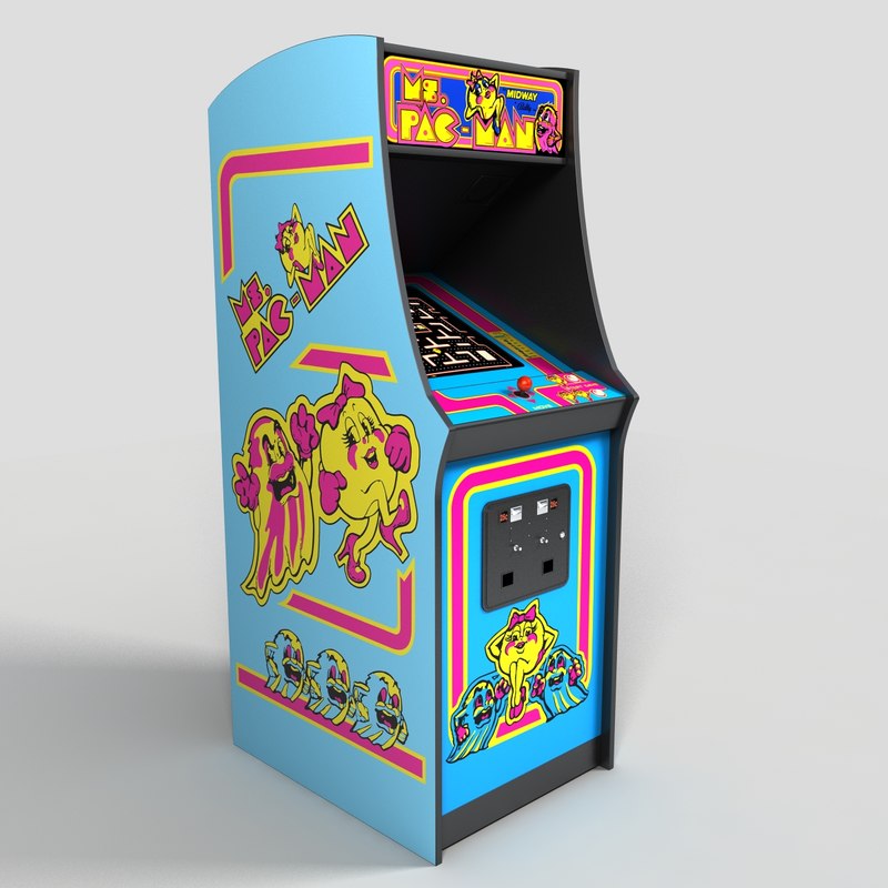 3d Ms Pac Man Arcade