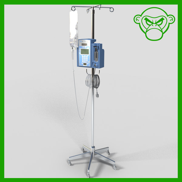 iv stand 3d model