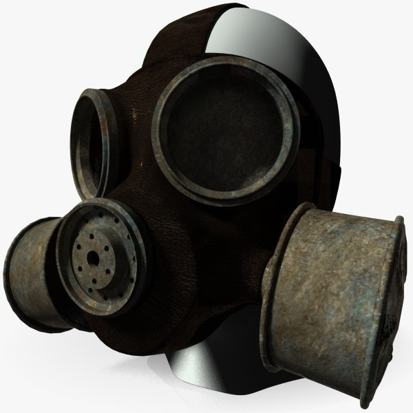 gas mask 3d max