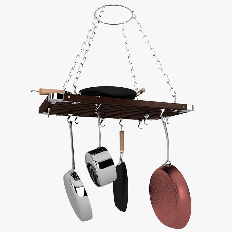 island pot rack obj