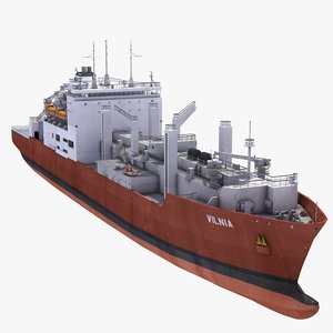 3d model dry cargo ship