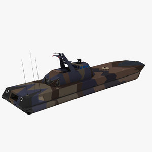 p-960 knm skjold fast 3d model