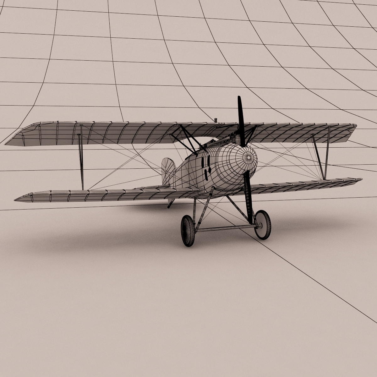 ww1 albatros diii 3d max