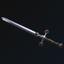 3d jeweled sword model