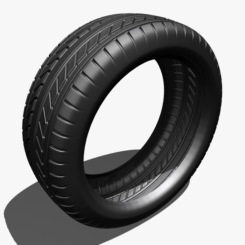 car tire 3d model