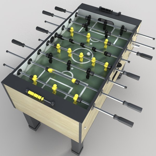 foosball table 3d max