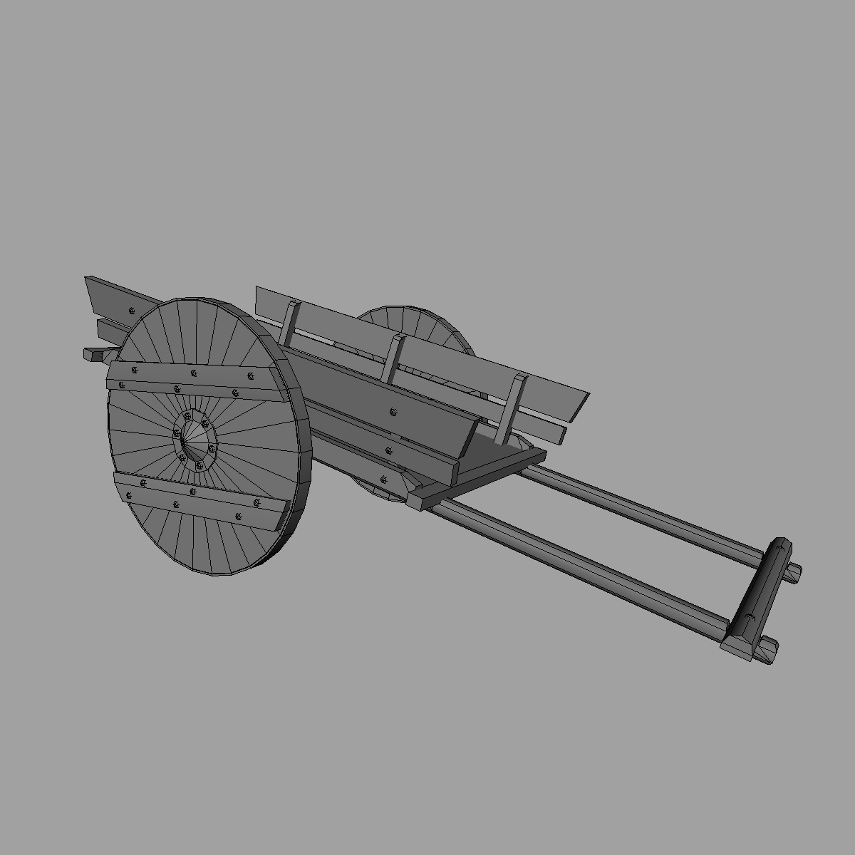 3d max medieval cart