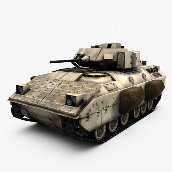 3d m2a2 bradley m2 model