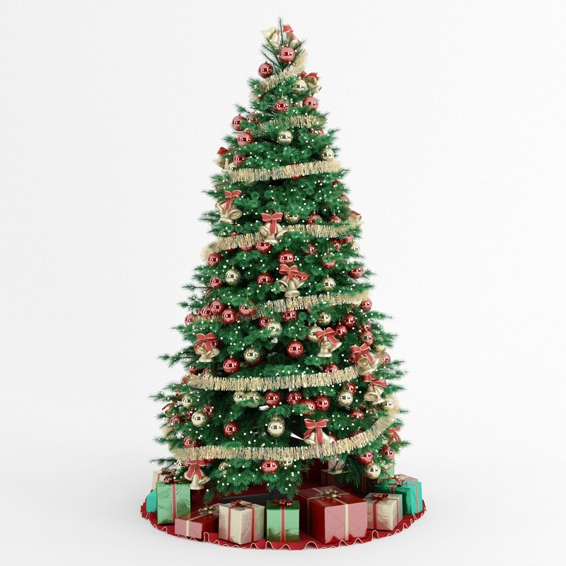 christmas tree 3d obj christmas tree 3d obj