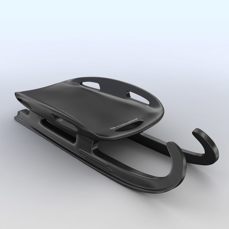 porsche sledge 3d model