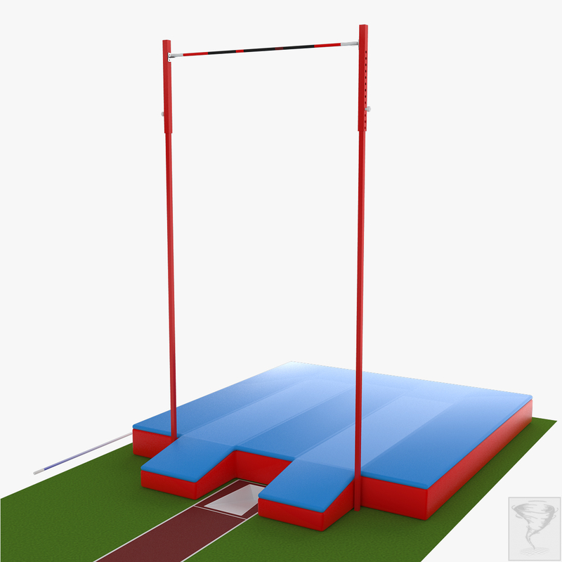 Pole Vault 3d Model