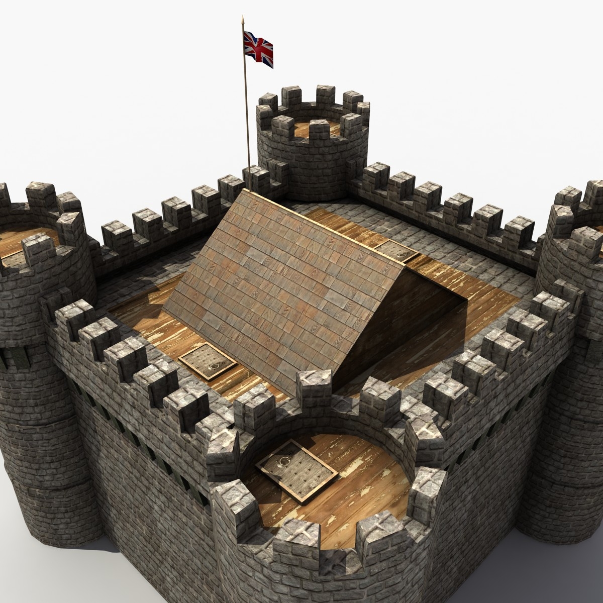 3ds max castle medieval