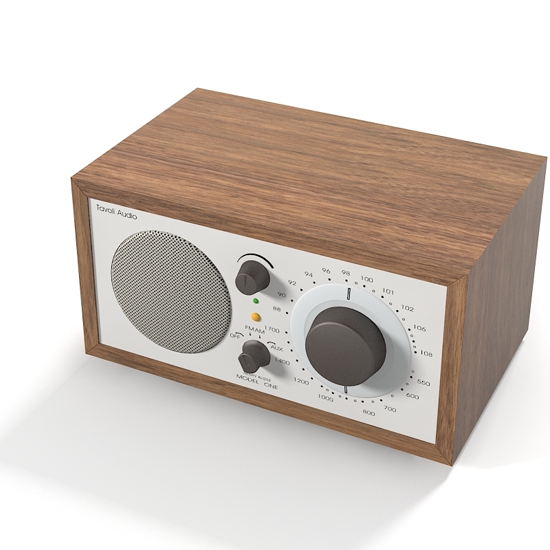 radio 3d model