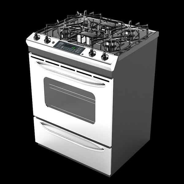 3d Model General Electric Kitchen Stove