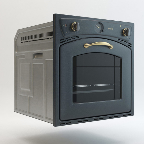 Modello 3D Forno nero Nardi Frx 460 - TurboSquid 788169