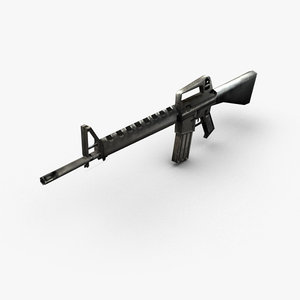 3d m16 rifle model