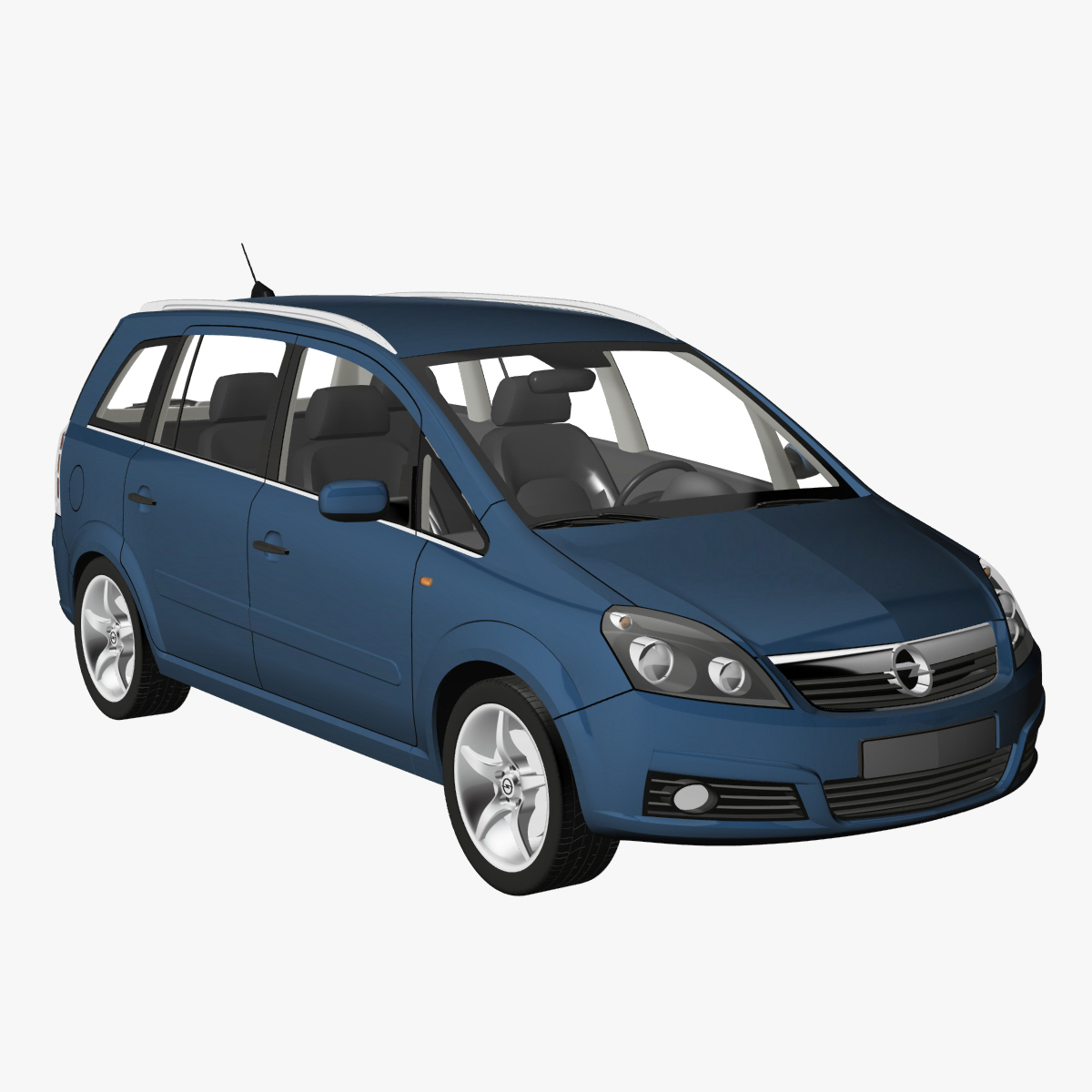 zafira b 3d model