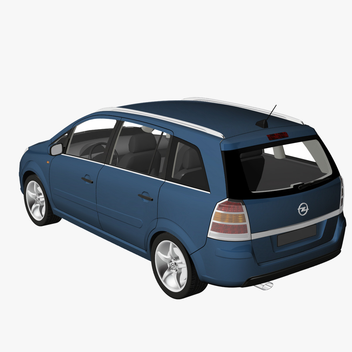 zafira b 3d model