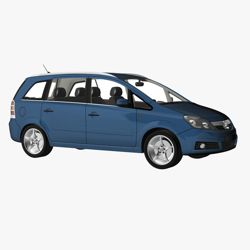 zafira b 3d model