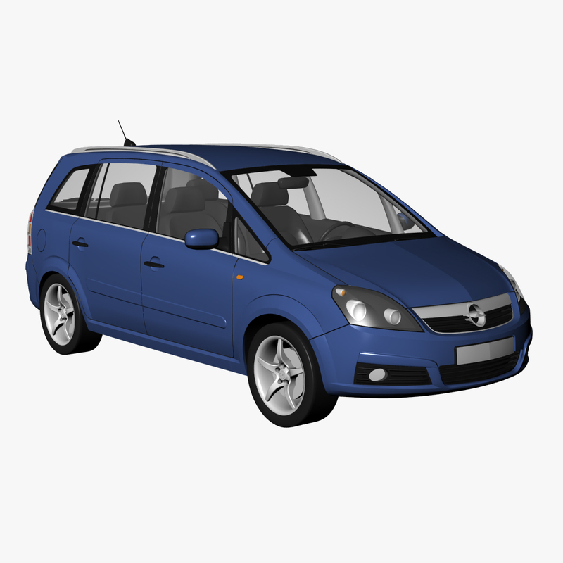 zafira b 3d model