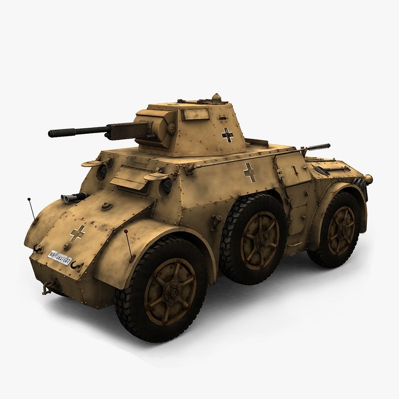 autoblinda 41 ab-41 vehicles 3d obj