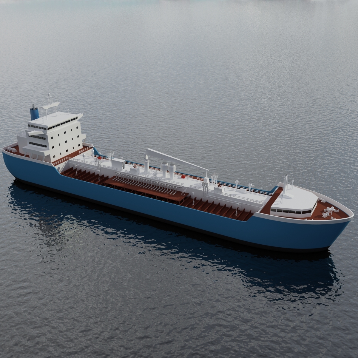 oil tanker ship 3d model