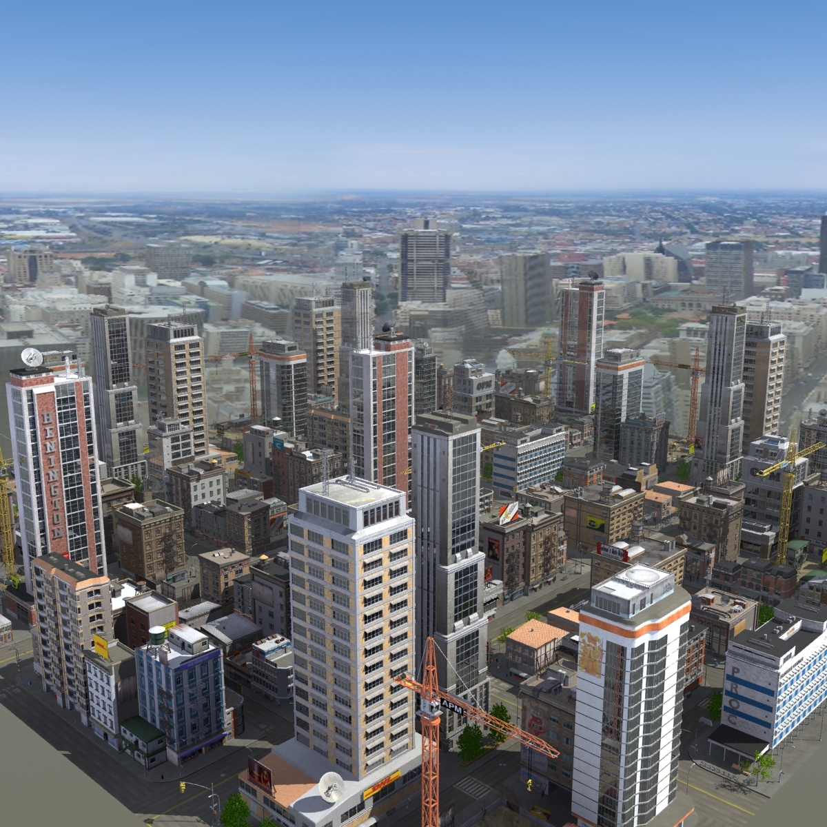 详细的城市20123d模型