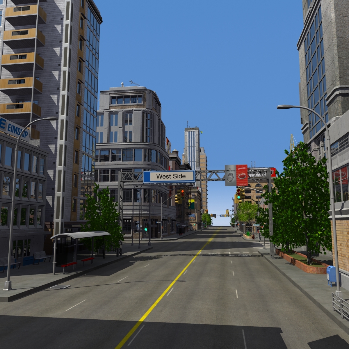 详细的城市20123d模型