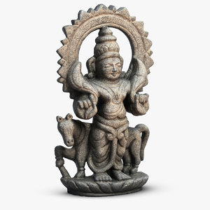 indian statuette india 3ds
