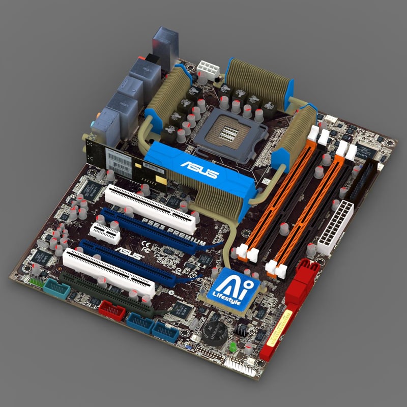 3d-motherboard-asus-p5e3-premium-model