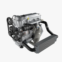 Engine 3d Model Free Download