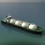 tanker ship lng 3d max