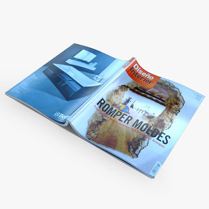 magazines pages 3d model