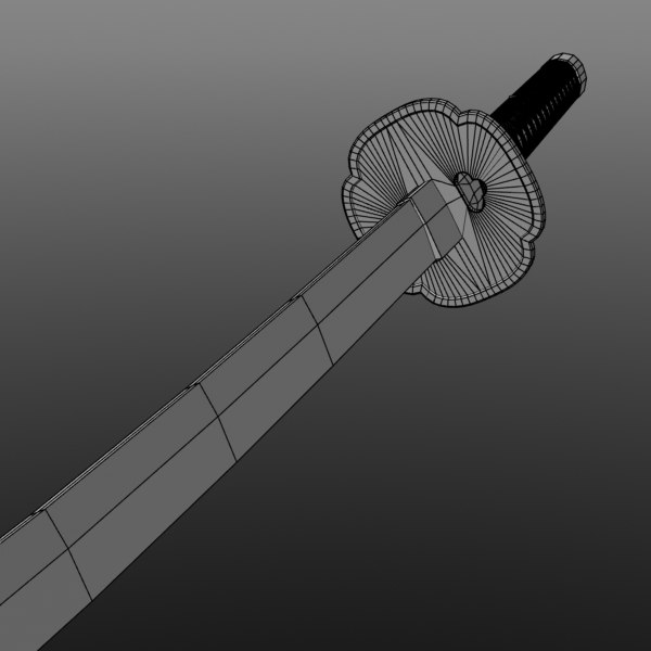 3d model katana