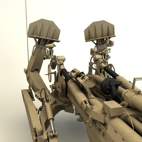 3d Model M777 Howitzer