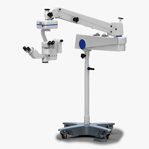 3d model of surgical microscope asom 4