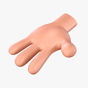 3ds max cartoon hand no:6