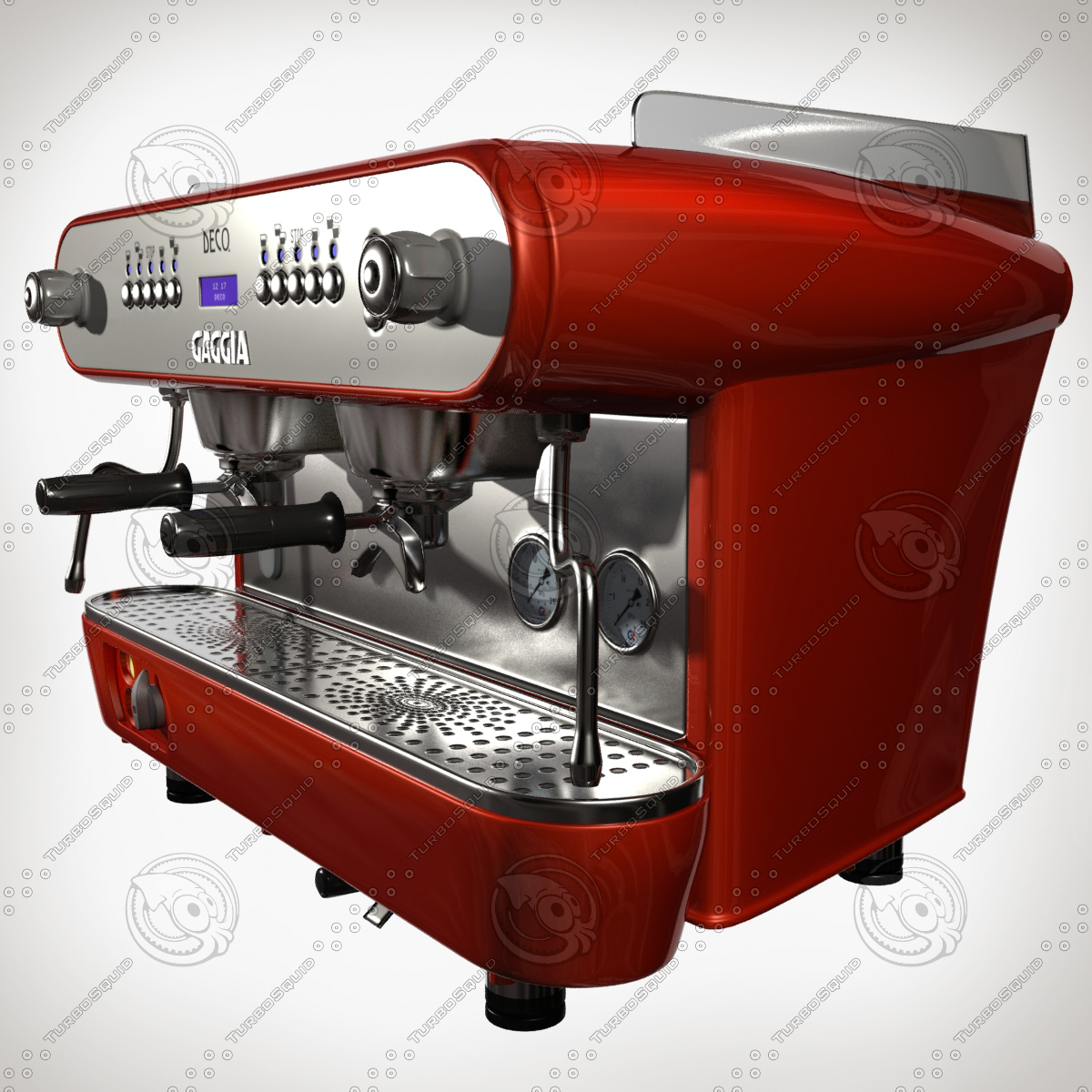 3d commercial gaggia deco coffee maker
