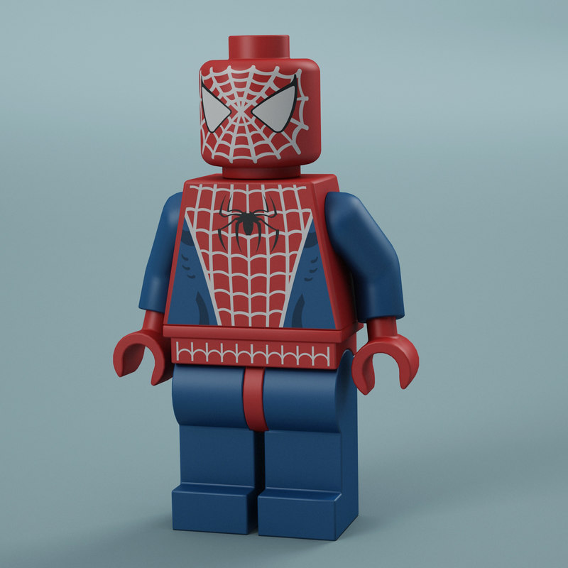 lego man spider man
