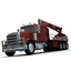 3d model crane truck