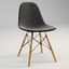 3d model eames plastic chair dsw