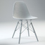3d model eames plastic chair dsw