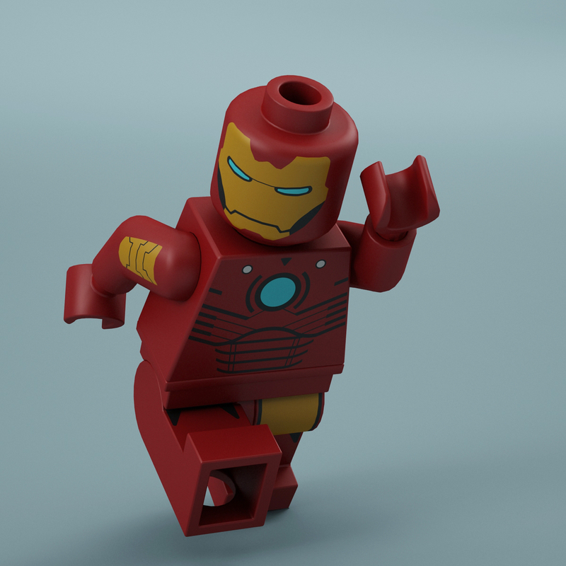 lego iron man model prime