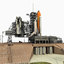 3d nasa launch complex shuttle