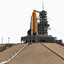 3d nasa launch complex shuttle