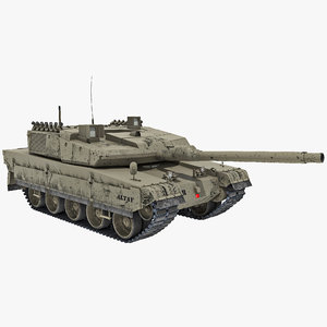 altay turkish main battle tank 3d obj