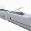 speed rail train 3d model