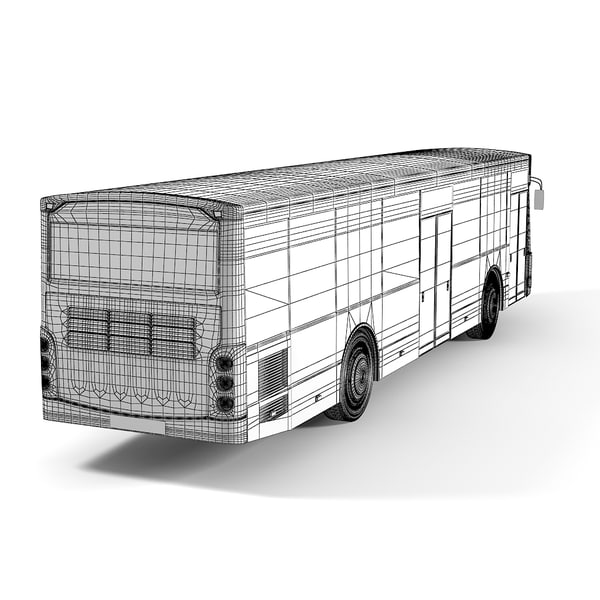 mercedes benz city bus 3d 3ds